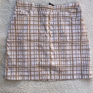 Hilary Radley Tan Pencil Skirt Mini Casual